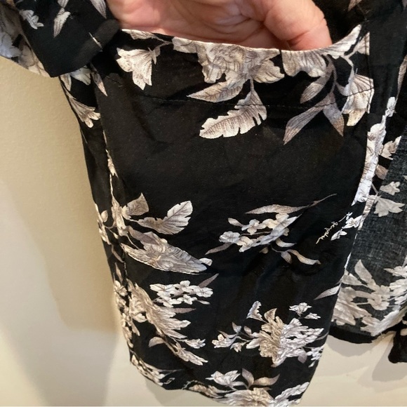 SPIRITUAL GANGSTER Sz  O/S Floral Slinky Pockets Bow Belt Kimono - Picture 6 of 9